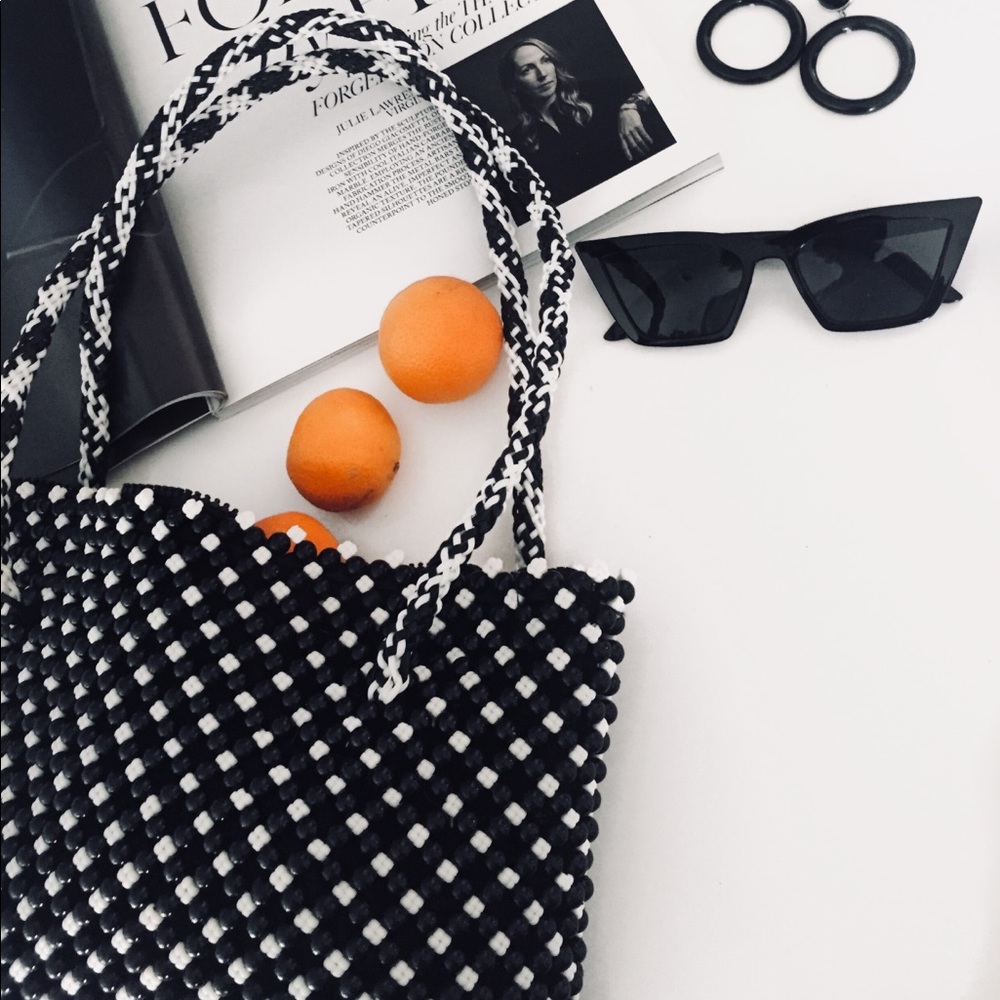 VINTAGE | trendy beaded bag purse